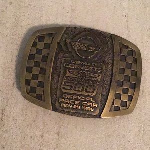 Vintage 1986 Indianapolis Indy 500 Belt Buckle